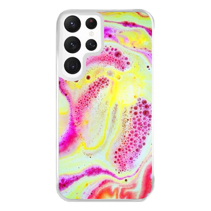 Super Colourful Bath Bomb Pattern Phone Case for Galaxy S22 Ultra