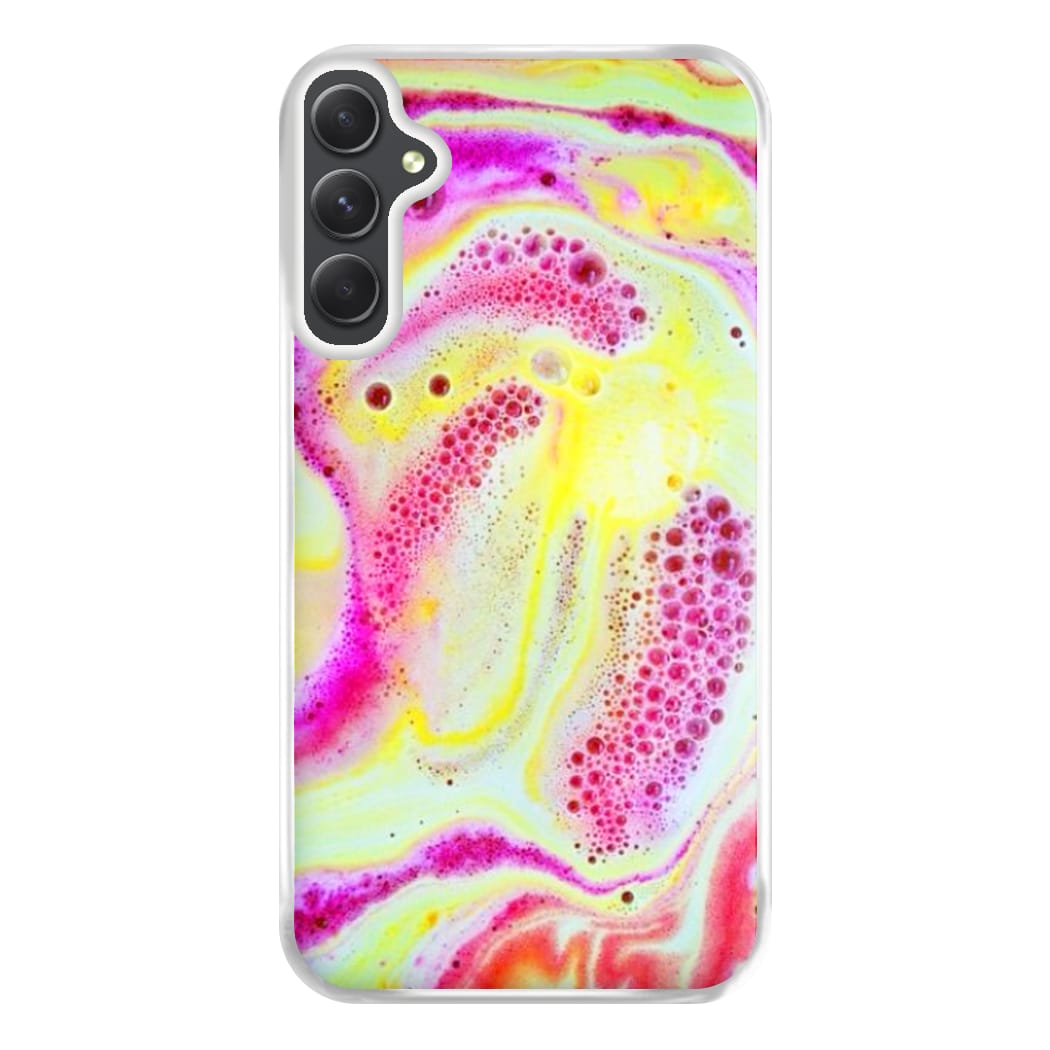 Super Colourful Bath Bomb Pattern Phone Case for Galaxy A54