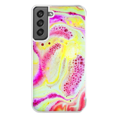 Super Colourful Bath Bomb Pattern Phone Case for Galaxy S21FE