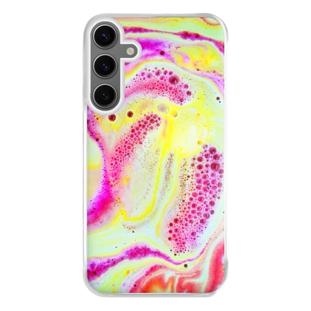 Super Colourful Bath Bomb Pattern Phone Case for Galaxy S24FE