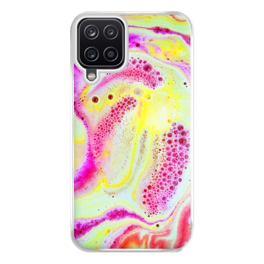 Super Colourful Bath Bomb Pattern Phone Case for Galaxy A12