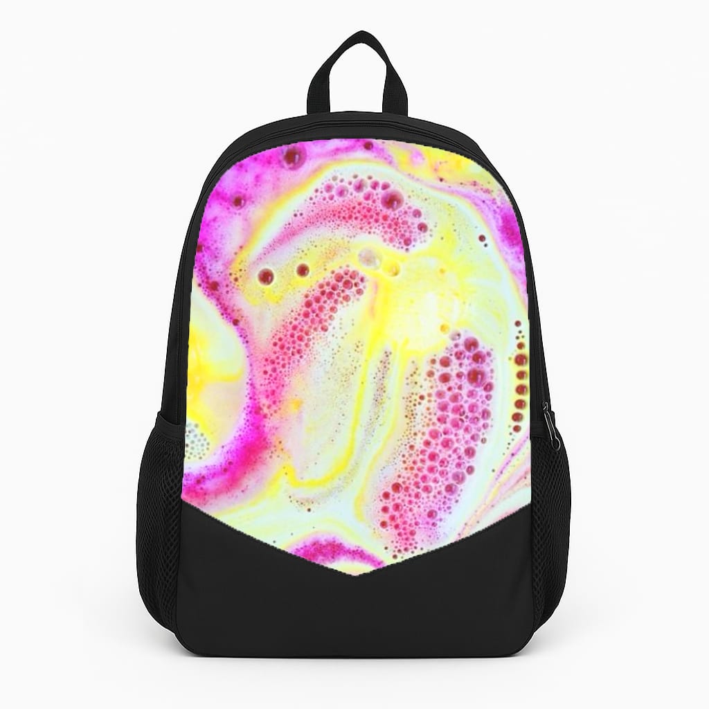 Super Colourful Bath Bomb Pattern Backpack