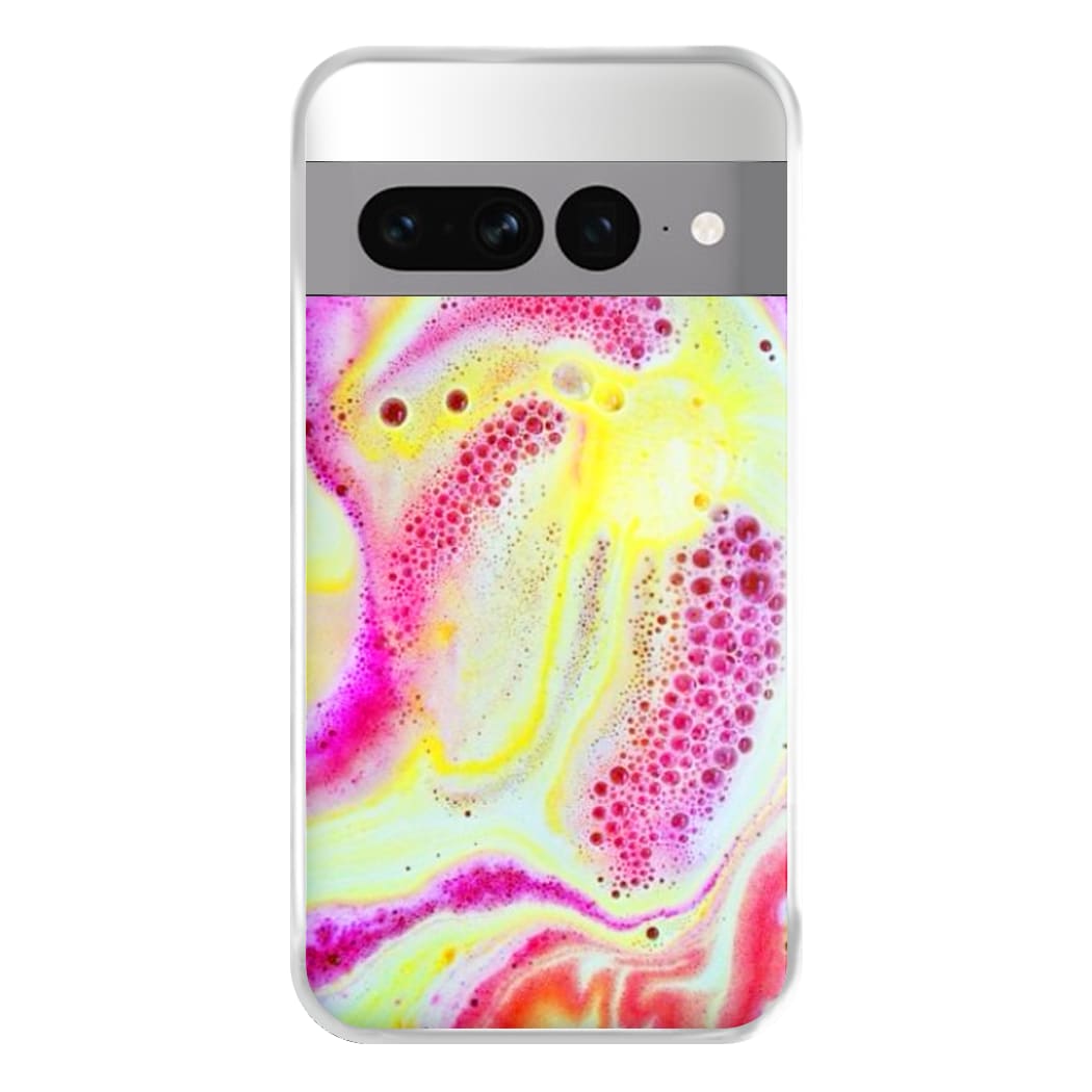 Super Colourful Bath Bomb Pattern Phone Case for Google Pixel 7 Pro