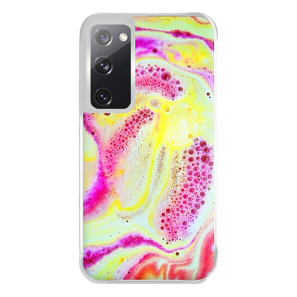 Super Colourful Bath Bomb Pattern Phone Case for Galaxy S20FE