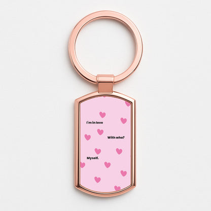 Im in love - Kourtney Kardashian Rose Gold Keyring