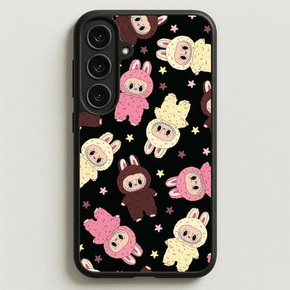 Cute Monsters And Stars Pattern Phone Case for Galaxy S25FE