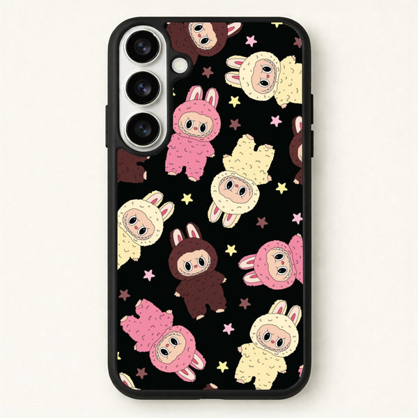 Cute Monsters And Stars Pattern Phone Case for Galaxy S26 Plus