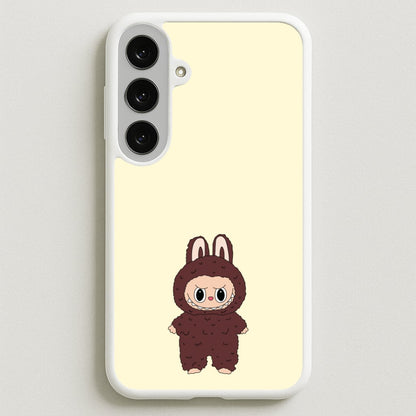 Cute Brown Monster Phone Case for Galaxy S25FE