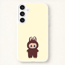 Cute Brown Monster Phone Case for Galaxy S26 Plus