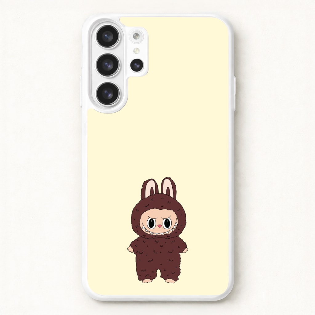 Cute Brown Monster Phone Case for Galaxy S26 Ultra