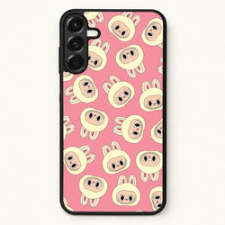 Cute Cream Monster Face Pattern Phone Case for Galaxy A57