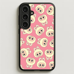 Cute Cream Monster Face Pattern Phone Case for Galaxy S25FE