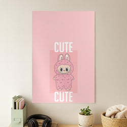 Cute Pink Monster Poster