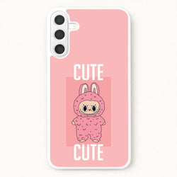 Cute Pink Monster Phone Case for Galaxy A17