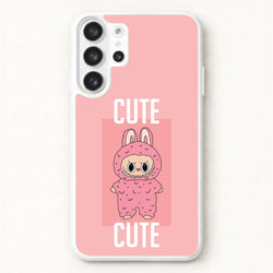 Cute Pink Monster Phone Case for Galaxy S26 Ultra