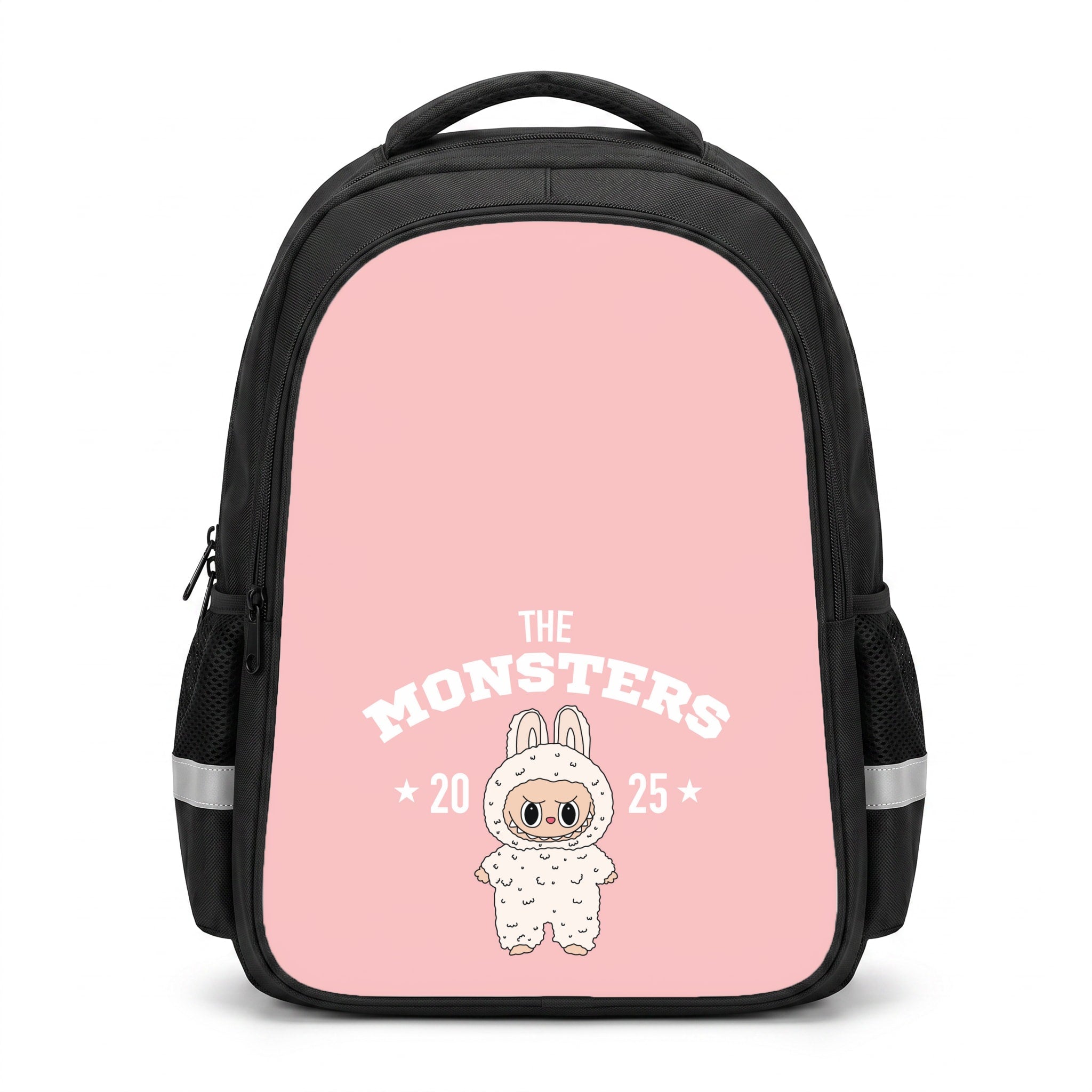 Cute Monster 2025 Pink Backpack