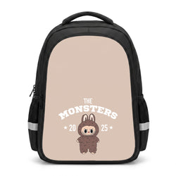 Cute Monster 2025 Biege Backpack