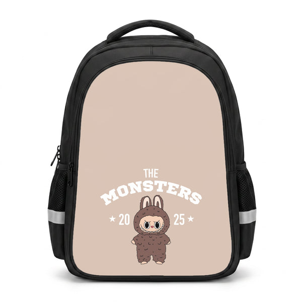 Cute Monster 2025 Biege Backpack