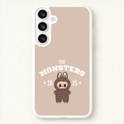 Cute Monster 2025 Biege Phone Case for Galaxy S26 Plus