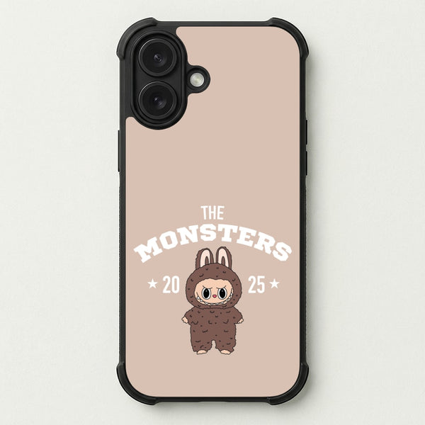 Cute Monster 2025 Biege Phone Case — Bumper case