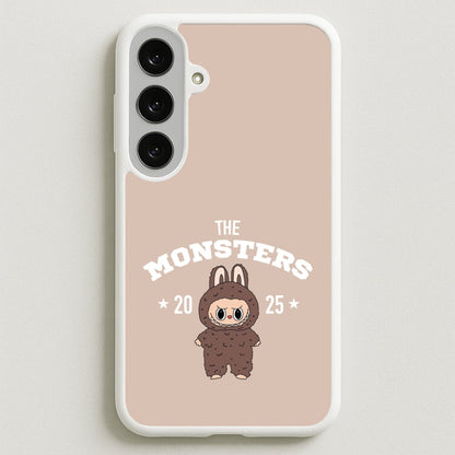 Cute Monster 2025 Biege Phone Case for Galaxy S25FE