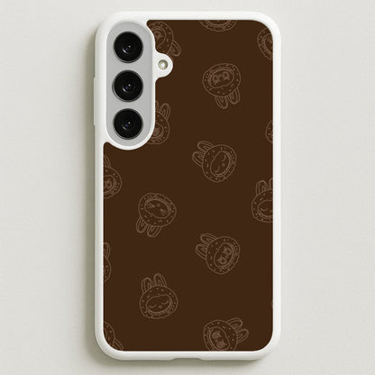 Monsters Outline Pattern I Phone Case for Galaxy S25FE