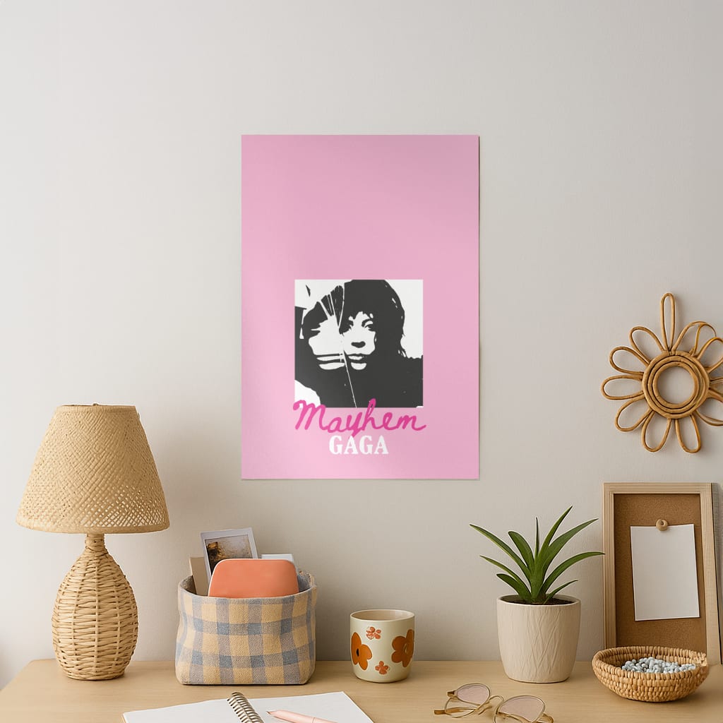 Pink Mayhem Gaga Art Print