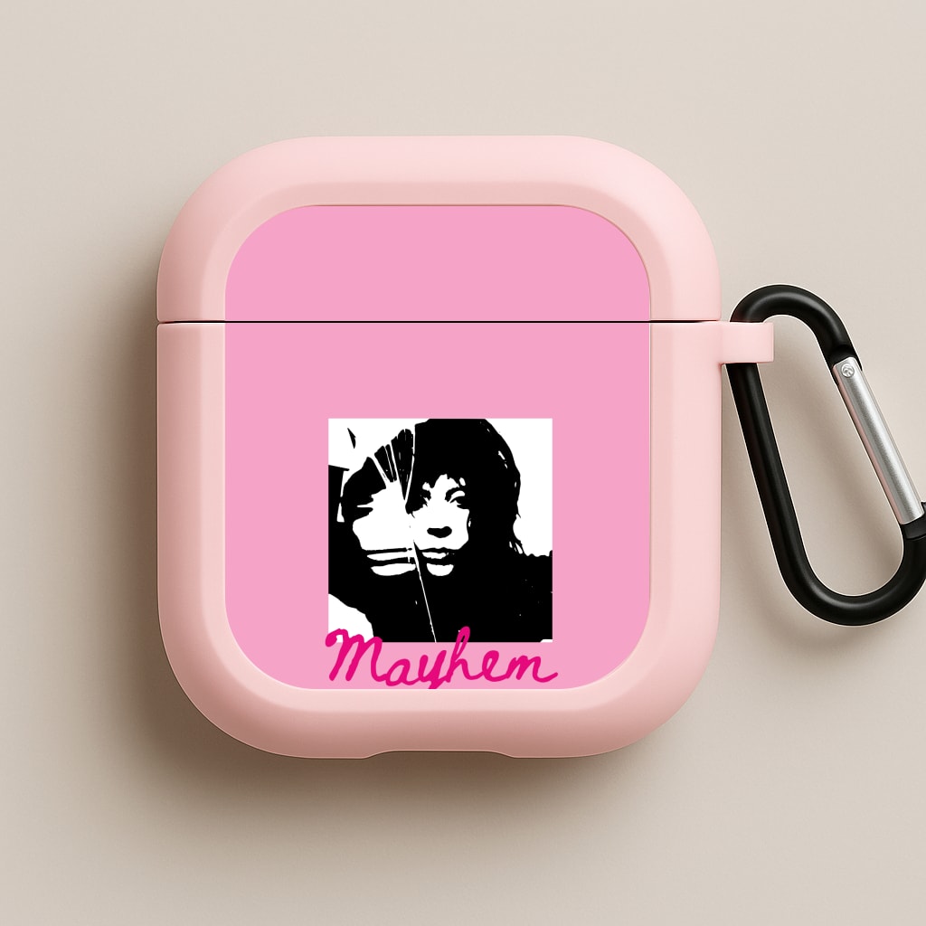 Pink Mayhem Gaga Pink AirPods Case
