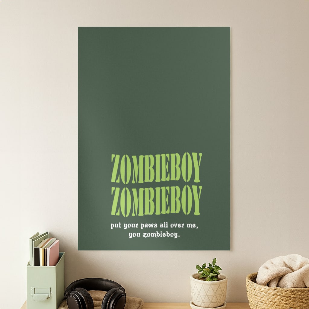 Zombieboy Gaga Poster