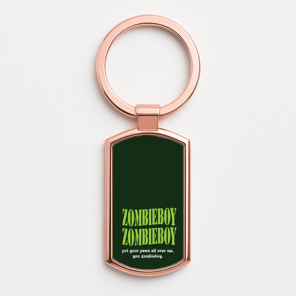 Zombieboy Gaga Rose Gold Keyring