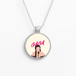 Gaga Award Circle Necklace