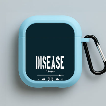 Gaga Disease Track Blue AirPods Case