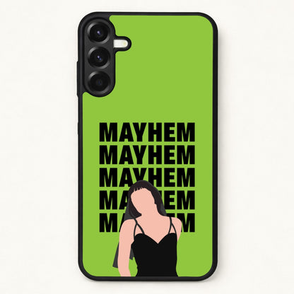 Neon Green Mayhem Phone Case for Galaxy A57