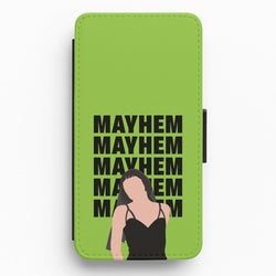 Neon Green Mayhem Flip / Wallet Phone Case