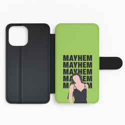 Neon Green Mayhem Flip Phone Case