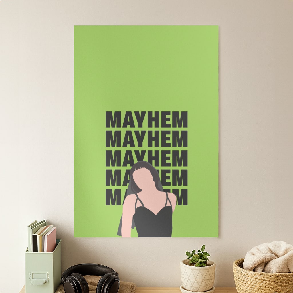 Neon Green Mayhem Poster
