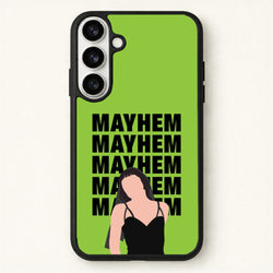 Neon Green Mayhem Phone Case for Galaxy S26