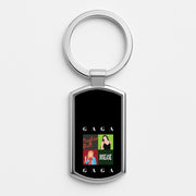 Gaga Collage Luxury Keyring 1