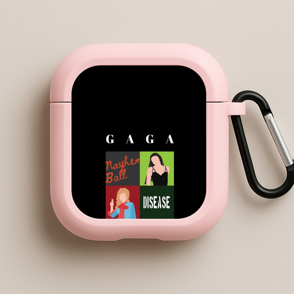 Gaga Collage Pink AirPods Case