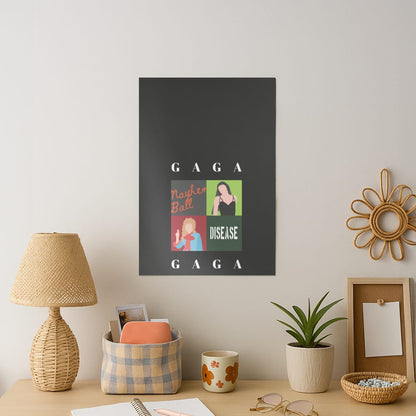 Gaga Collage Art Print