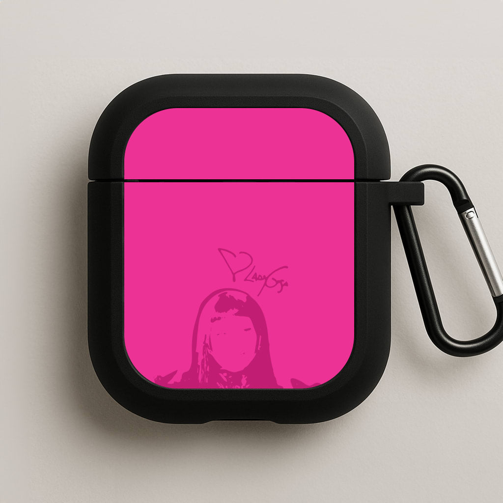 Pink Gaga Silhouette  AirPods Case