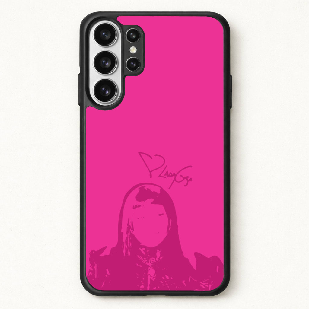 Pink Gaga Silhouette Phone Case for Galaxy S26 Ultra