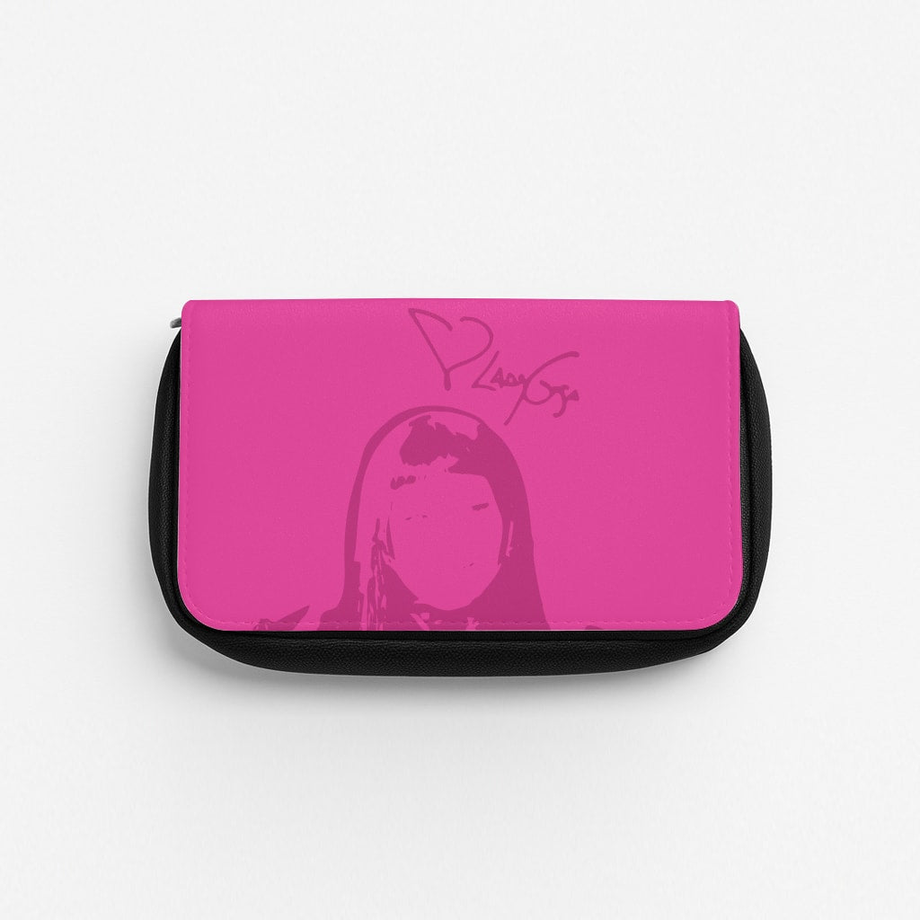 Pink Gaga Silhouette  Pencil Case