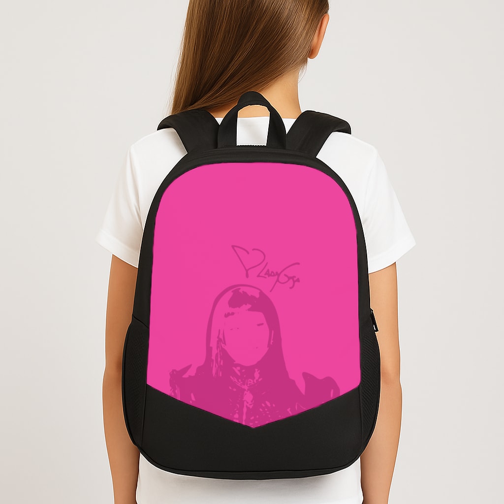 Pink Gaga Silhouette  Backpack