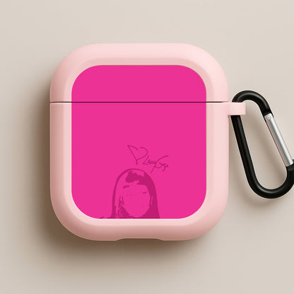 Pink Gaga Silhouette  Pink AirPods Case