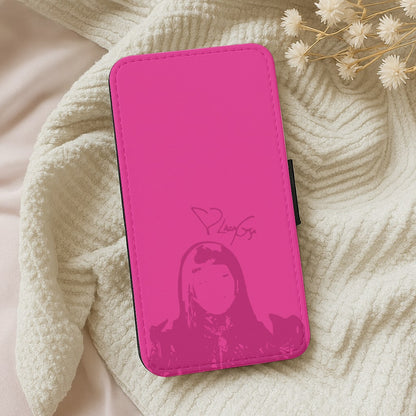 Pink Gaga Silhouette  Wallet Phone Case