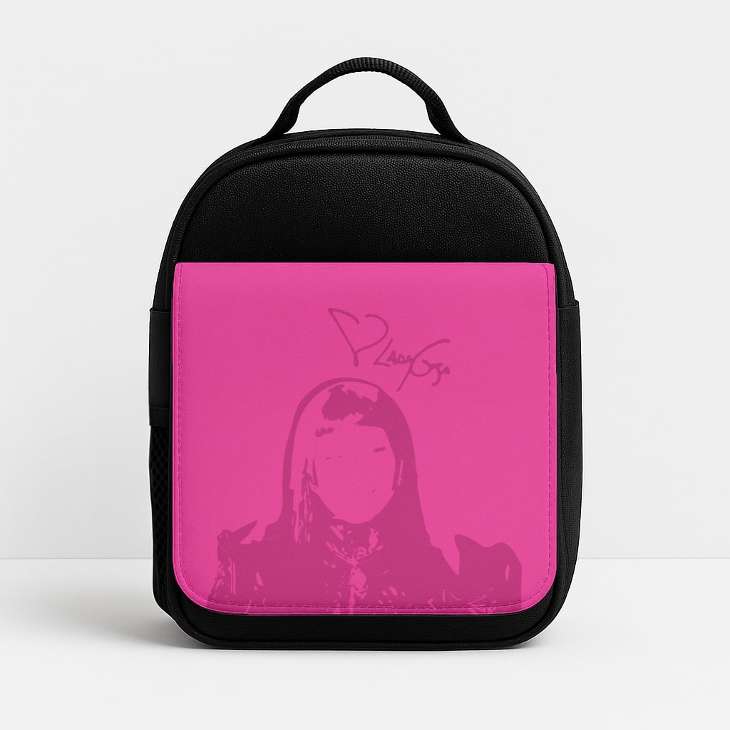 Pink Gaga Silhouette  Lunchbox
