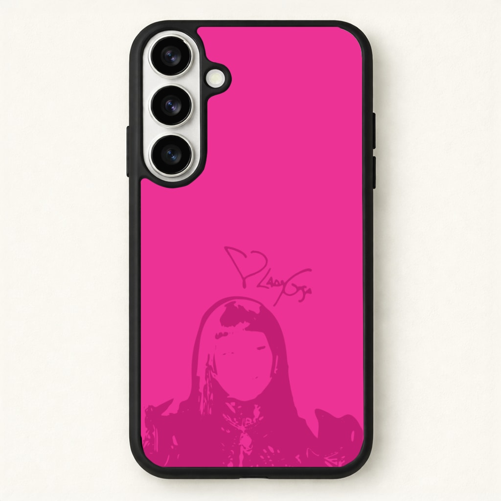 Pink Gaga Silhouette Phone Case for Galaxy S26