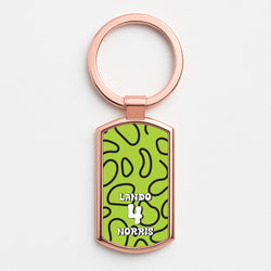 Lando 4 Rose Gold Keyring