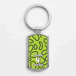 Lando 4 Silver Keyring
